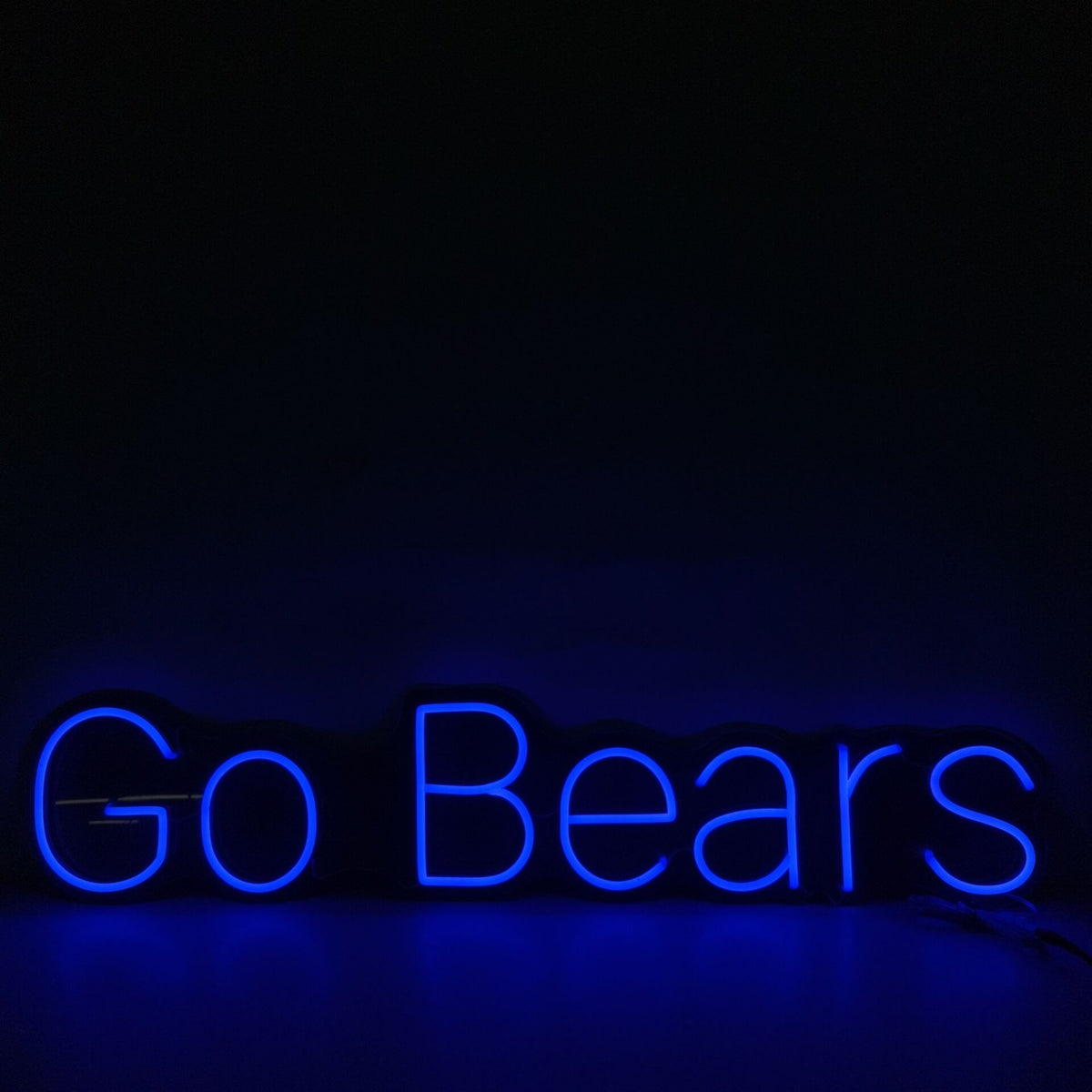 &quot;Go Bears&quot; Neon Led Sign
