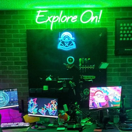 &quot;Explore On!&quot; Neon Led Sign