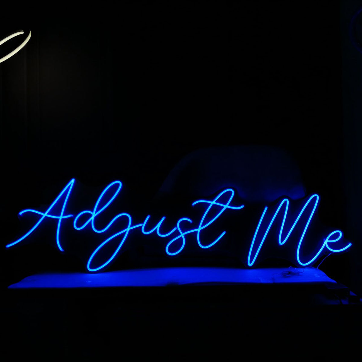 &quot;Adjust Me&quot; Neon Led Sign