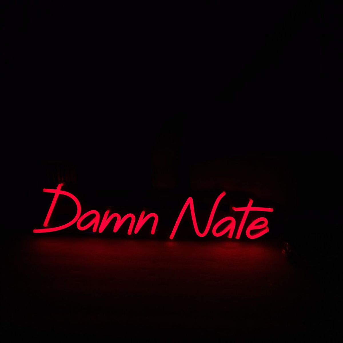 &quot;Damn Nate&quot; Neon Led Sign