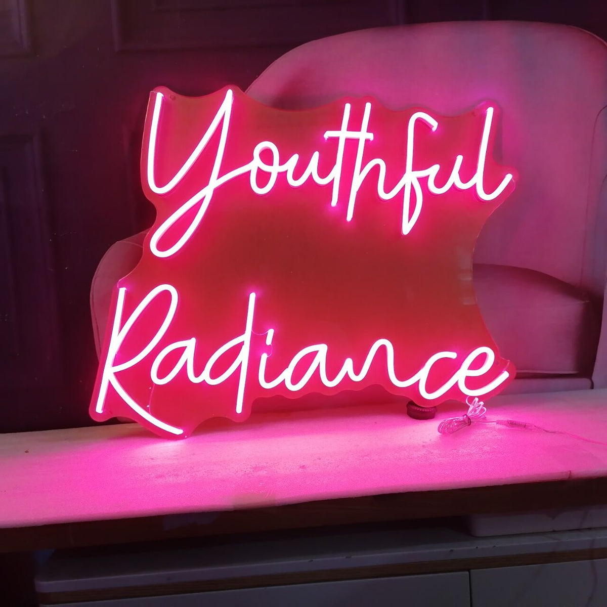 &quot;Youthful Radiance&quot; Neon Led Sign