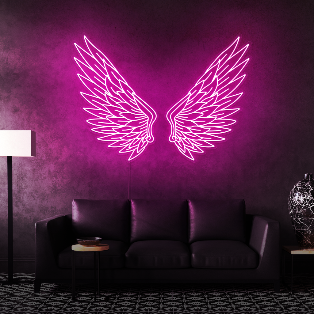 Angel Wings Neon Led Sign