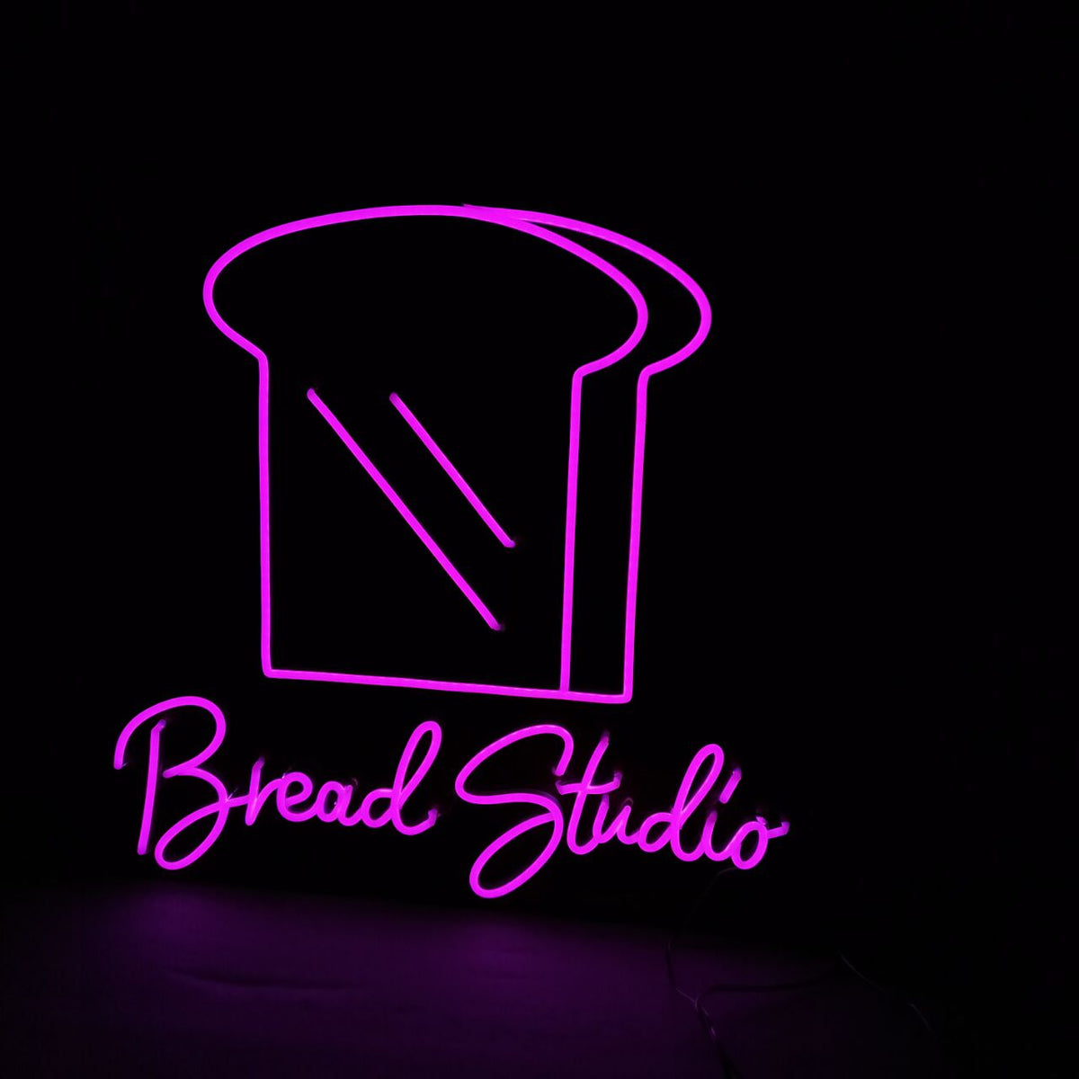 &quot;Bread Studio&quot; Neon Led Sign