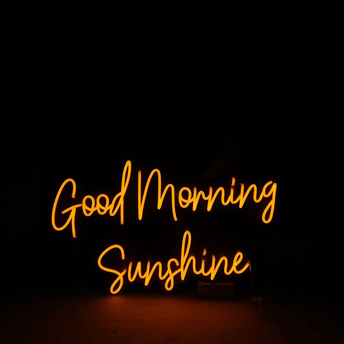 &quot;Good Morning Sunshine&quot; Neon Led Sign