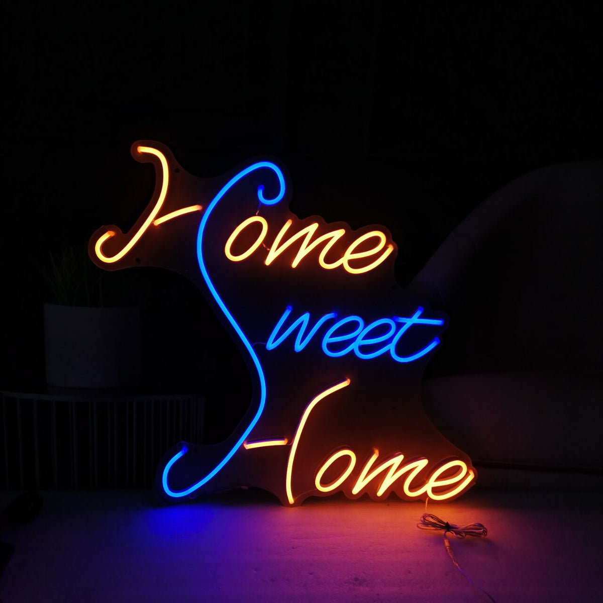 &quot;Home Sweet Home&quot; Neon Led Sign