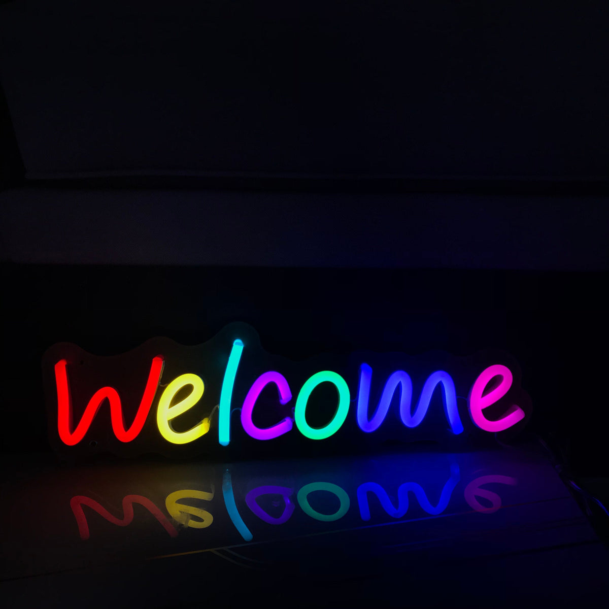 &quot;welcome&quot; Neon Led Sign