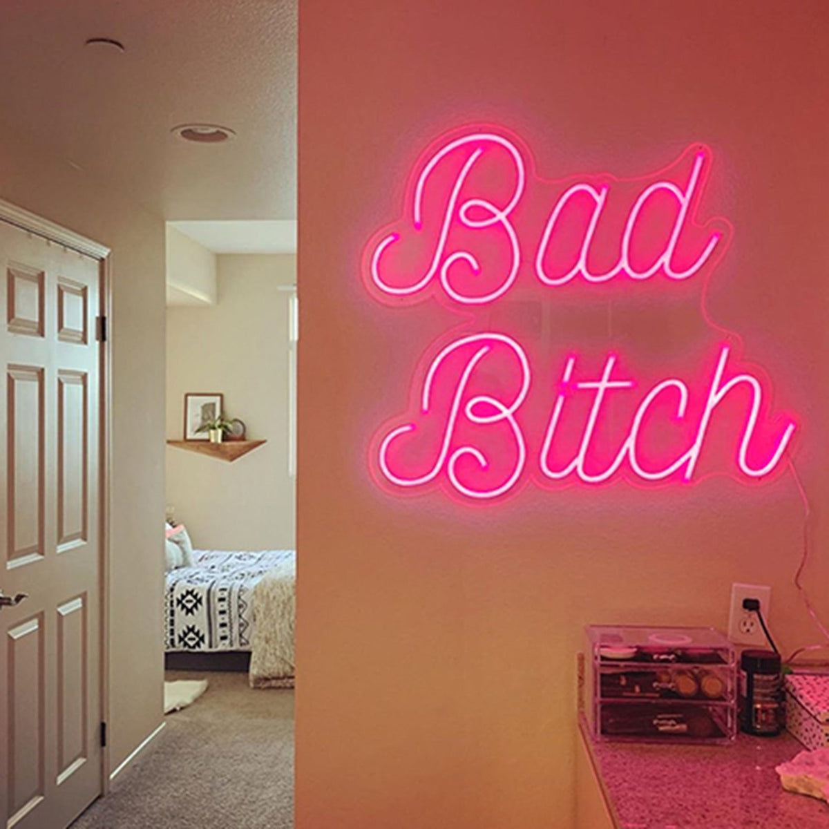&quot;Bad Bitch&quot; Neon Led Sign
