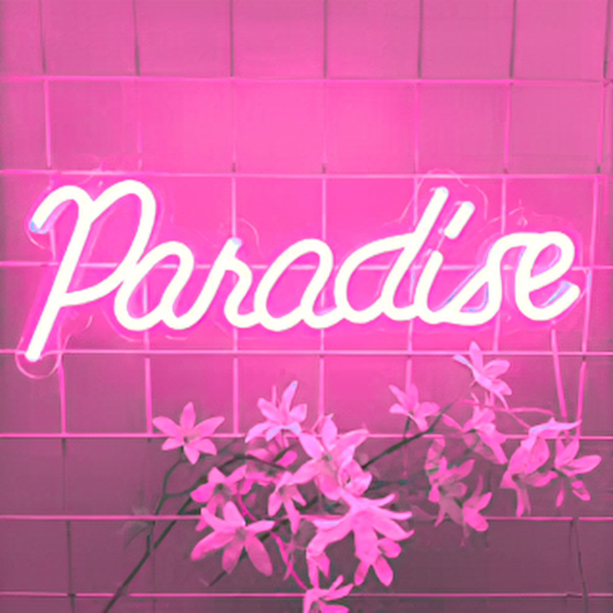 &quot;Paradise&quot; Neon Sign