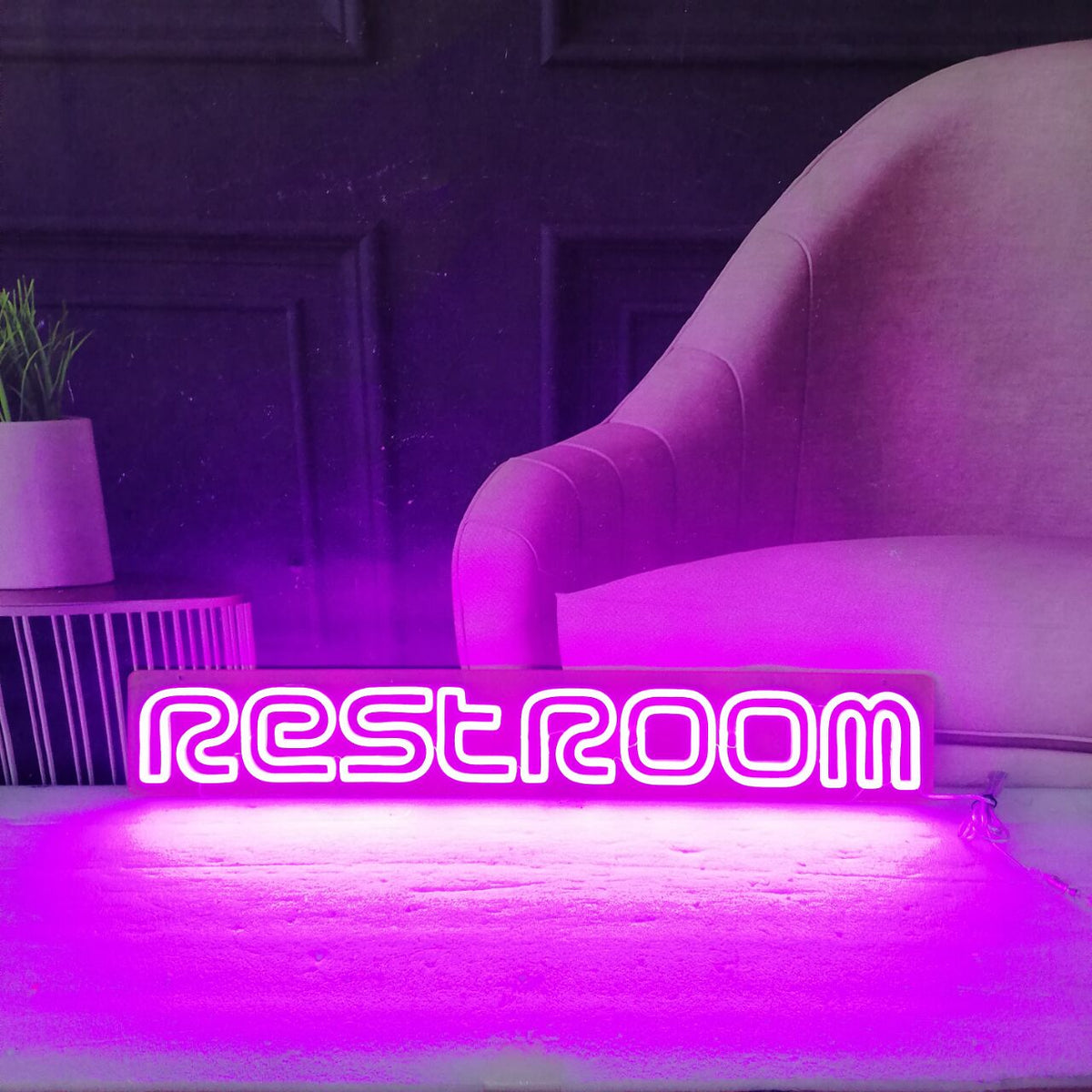 &quot;Restroom&quot; Neon Led Sign
