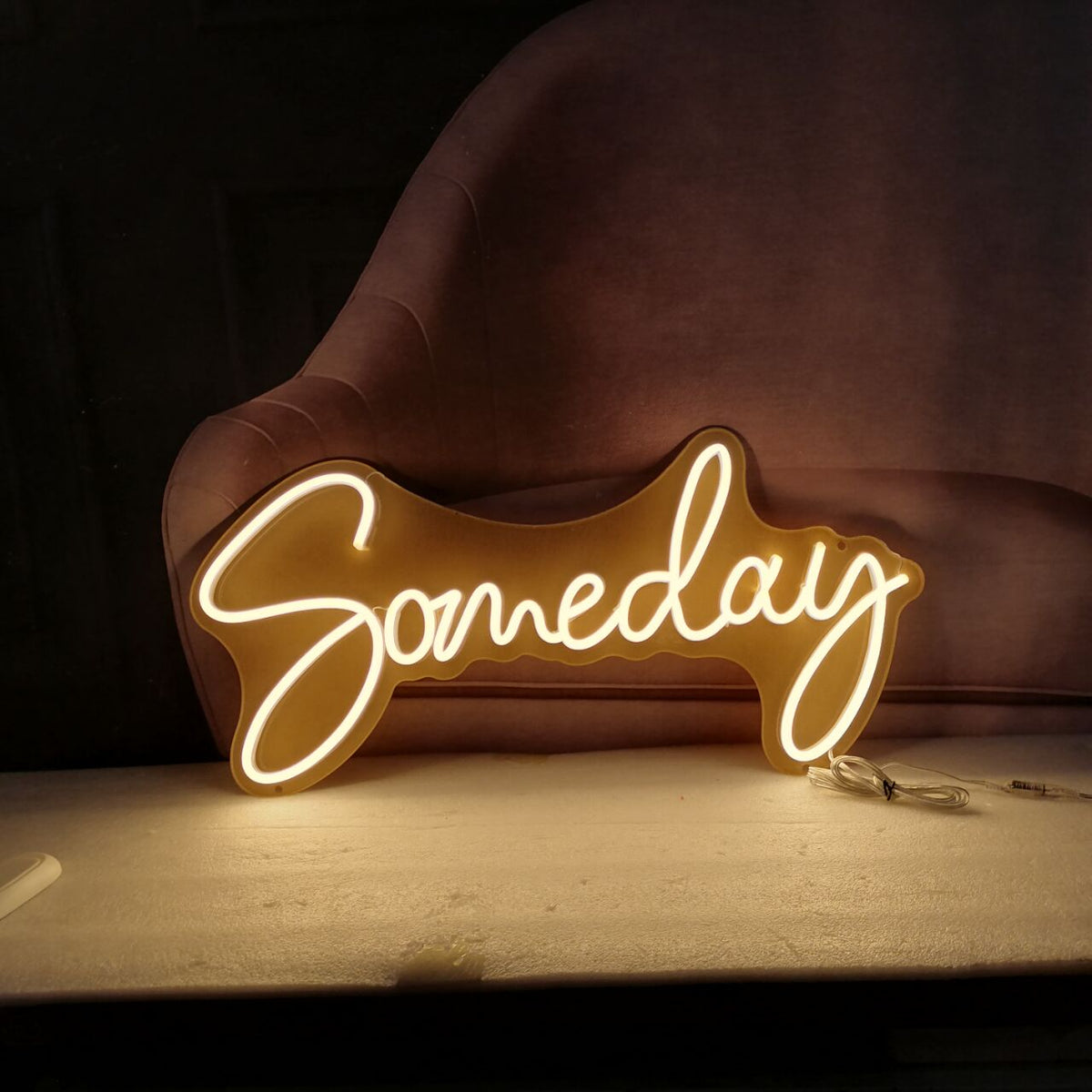 &quot;Someday&quot; Neon Led Sign