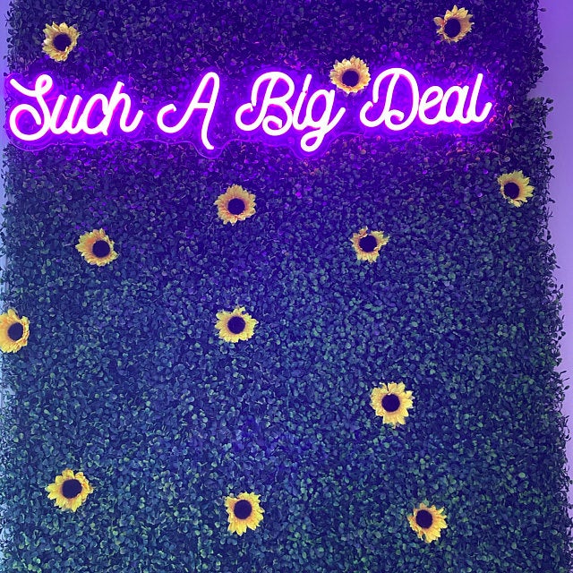 &quot;Such A Big Deal&quot; Neon Led Sign